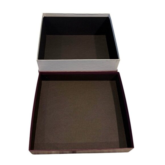 Judith Leiber Empty Gift Boxes Lids Card Ribbons Designer Storage Purple - Picture 4 of 11